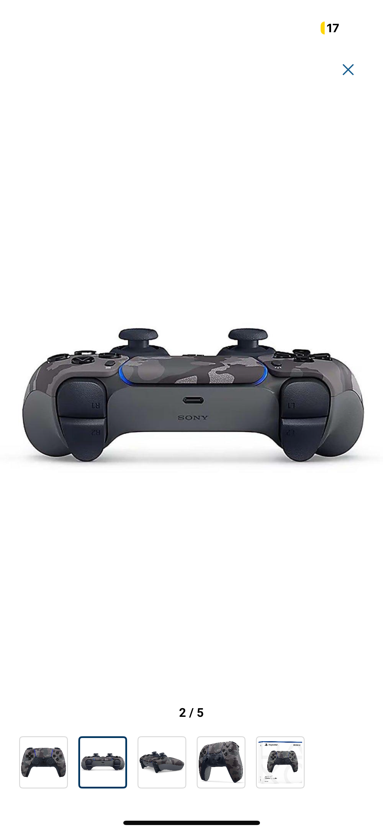 صورة مصغرة رقم 2 للمنتج يد تحكم لاسلكية لبلاستيشن 5 - كاموفلاج