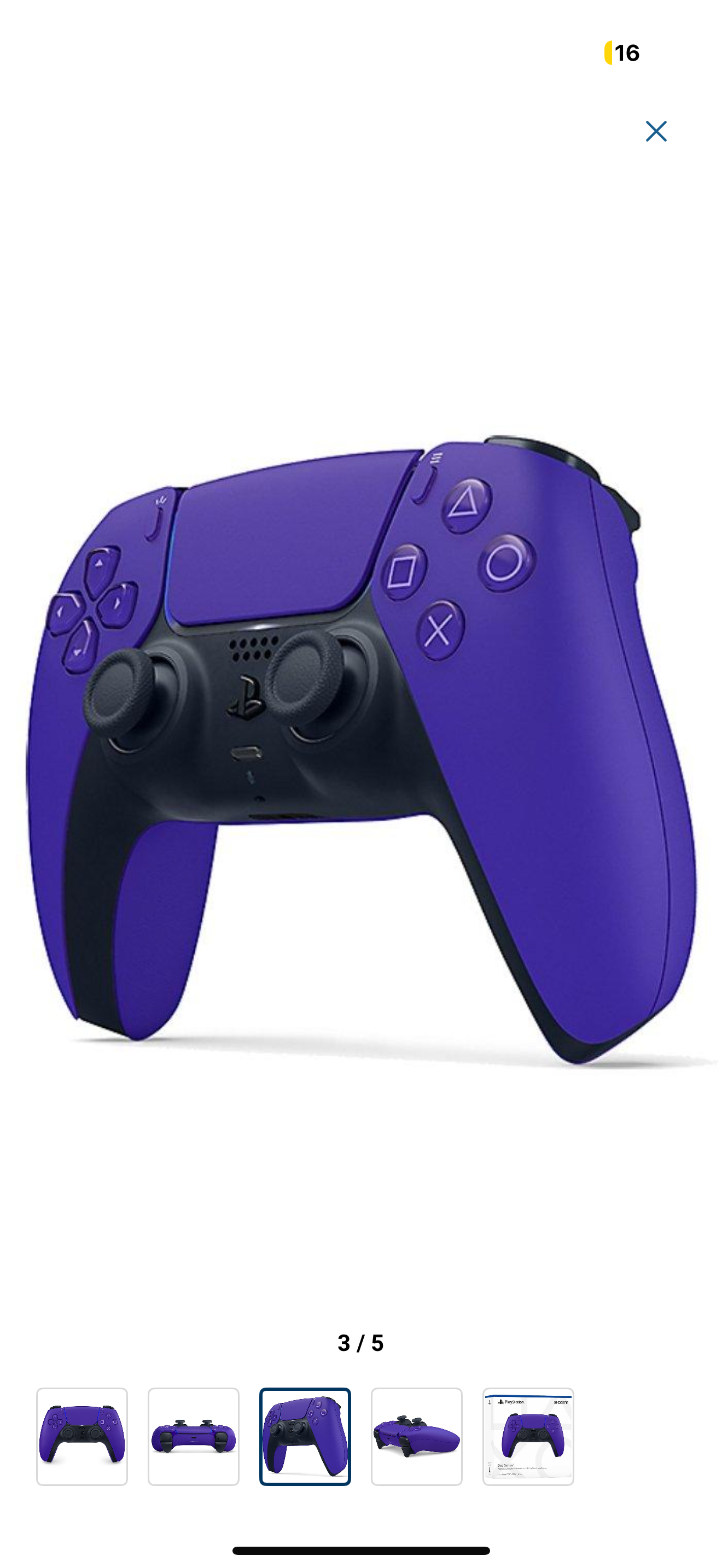 صورة مصغرة رقم 4 للمنتج يد تحكم لاسلكية لبلاستيشن 5 - بنفسجي