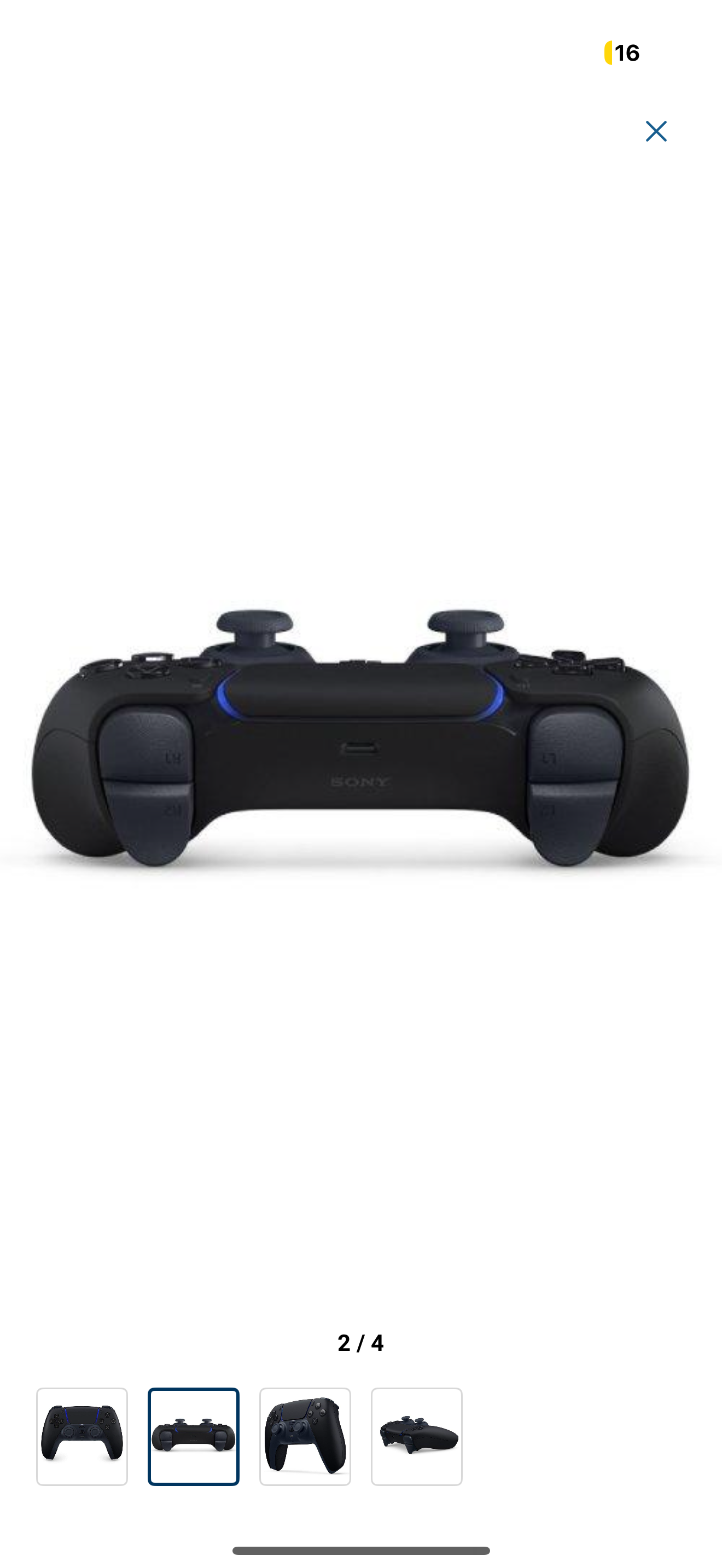 صورة مصغرة رقم 2 للمنتج يد تحكم لاسلكية لبلاستيشن 5 - اسود