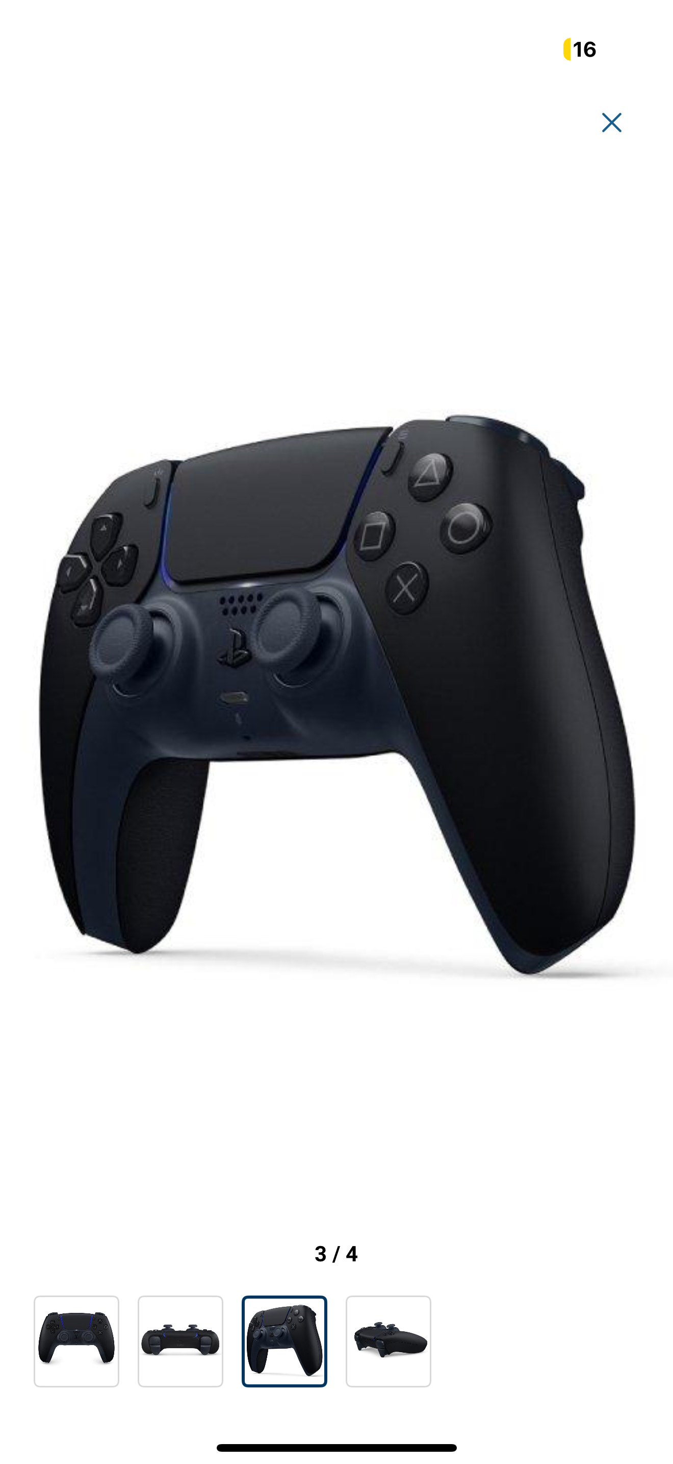 صورة مصغرة رقم 3 للمنتج يد تحكم لاسلكية لبلاستيشن 5 - اسود