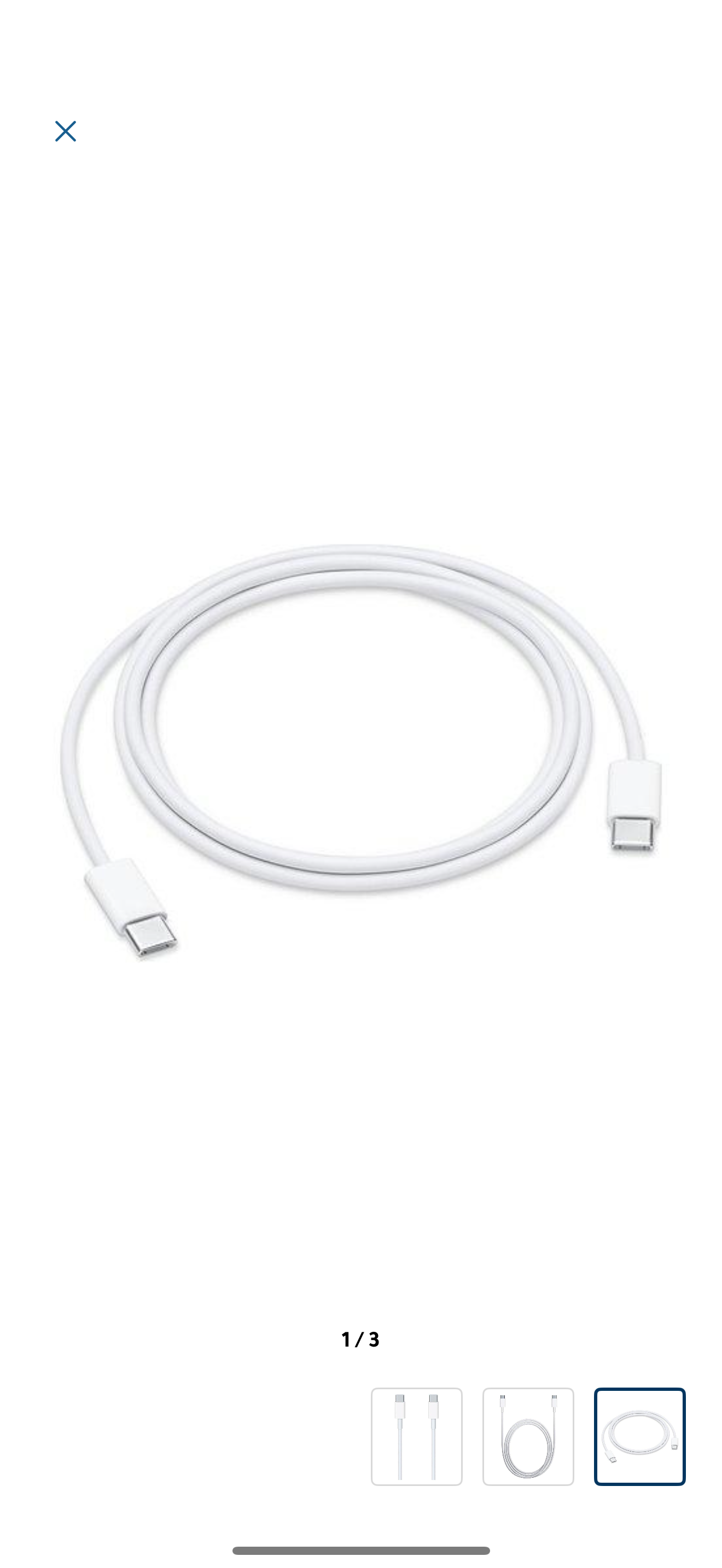 صورة مصغرة رقم 1 للمنتج Apple 1m usbc - usbc 