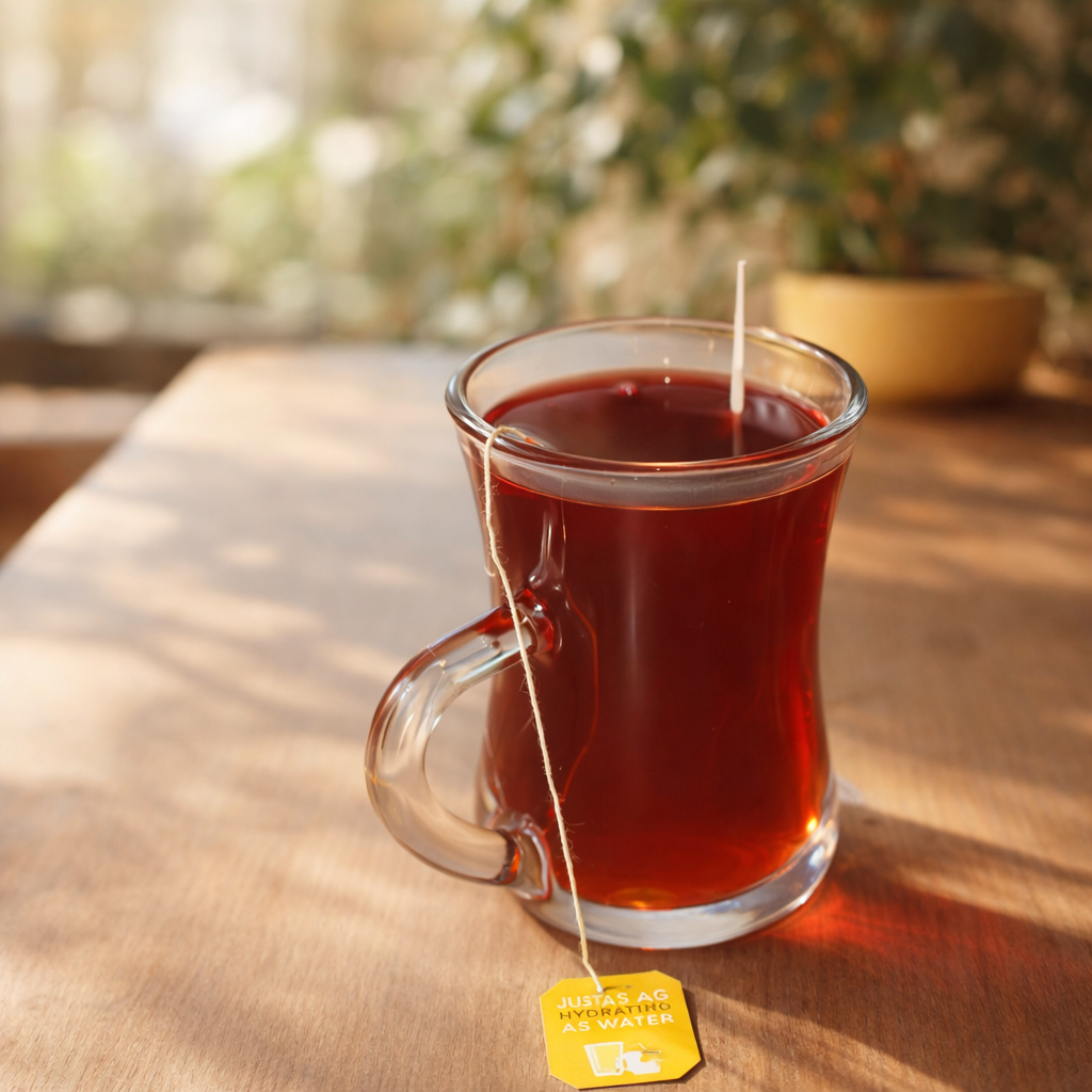 شمعة الشاي مع ليبل