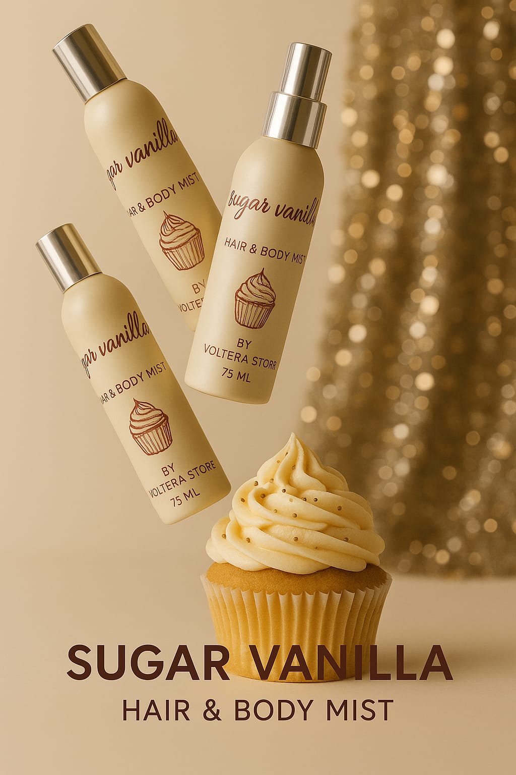 عطر شوقر فانيلا للشعر والجسم